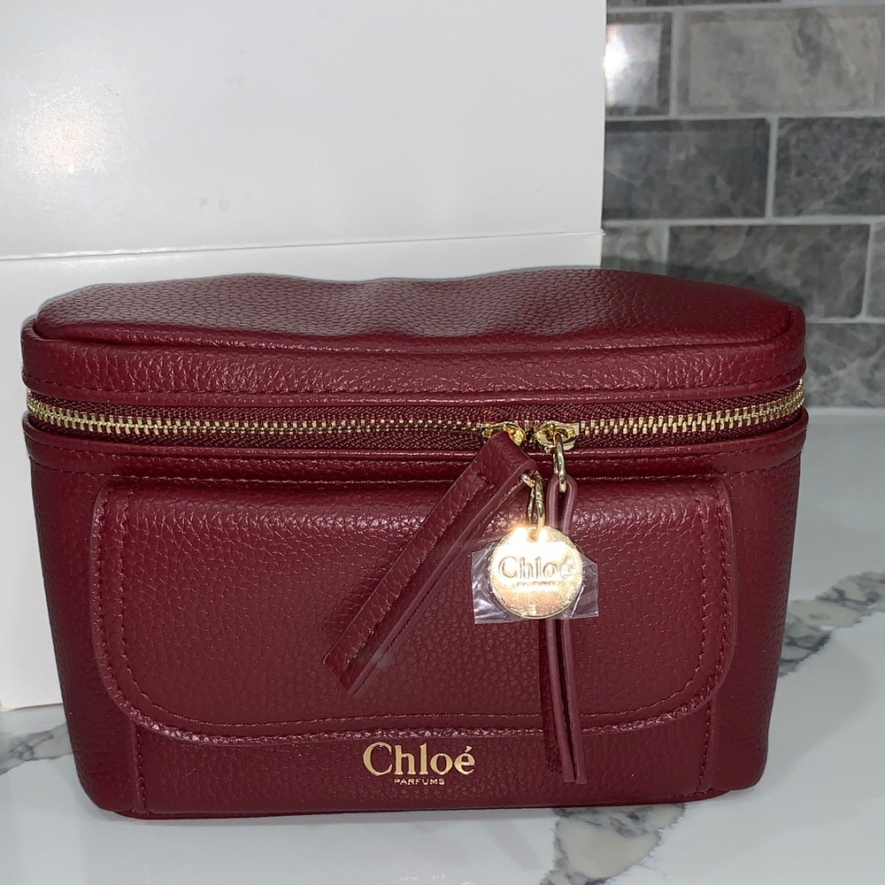 AUTHENTIC Chloé Burgundy Leather Women's Bag